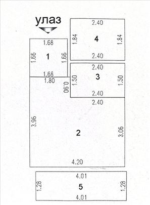 Uknjižen 30m2, novogradnja sa PDV-om
