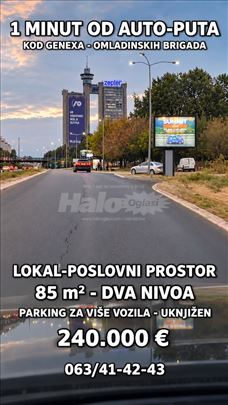 Lokal Novi Beograd Prodaja,Parking za više vozila