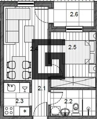 Novogradnja-Surčin 33.61m2, 1.5 ID#3252