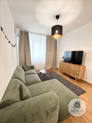 Namešten dvosoban stan 42 m² na Telepu – visoko pr