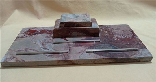 Monumentalna art deko mermerna mastionica, 6,6kg