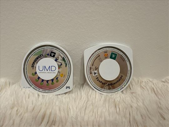 PSP UMD diskovi - Lemmings, EyePet Adventures