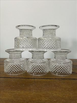 SET DIAMOND POINT VINTAGE KRISTALNIH ČAŠA