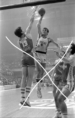 Goran Grbović i Vlade Divac Partizan