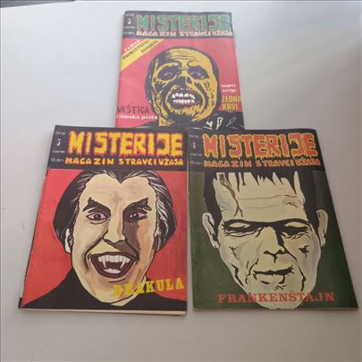 MISTERIJE magazin strave i užasa br. 3 4 5 LOT