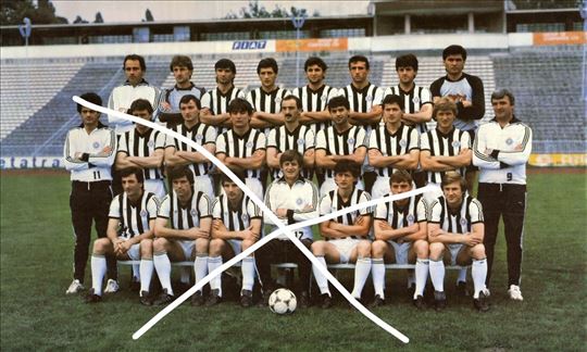 original fotografija FK Partizan 1982 83