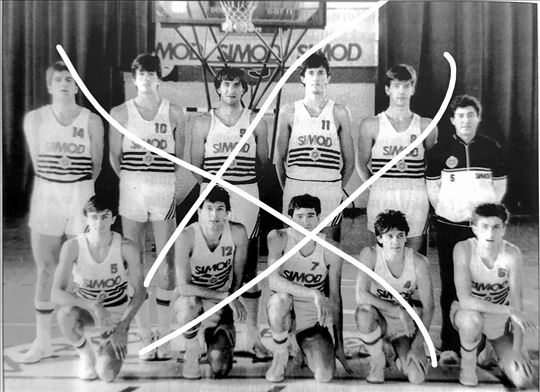 Original fotografija KK Partizan ,sezona 1983/84