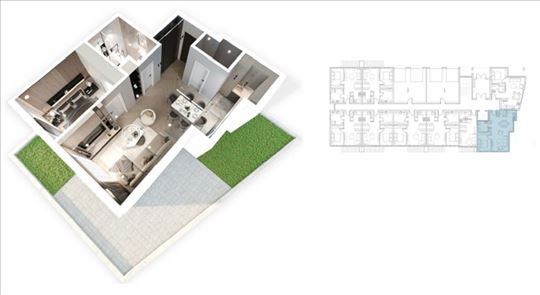 Stara Pazova, Stari Banovci, Stan, 2.0, 50m2