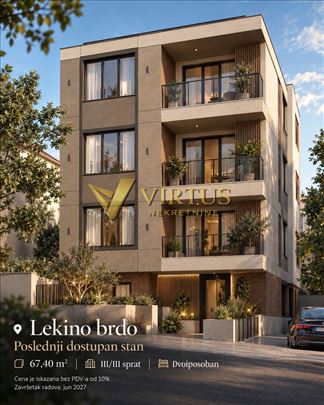 Lekino brdo - 67m2 u novogradnji 