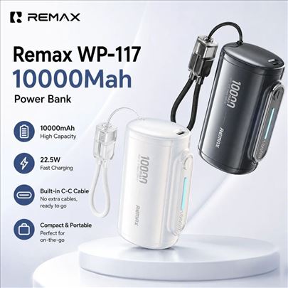 Power bank prenosiva baterija REMAX PD 22.5W WP-11