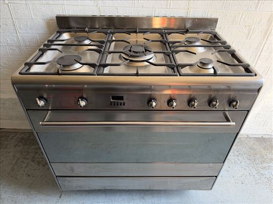 Smeg Profesionalni sporet na plin 5 gorionika