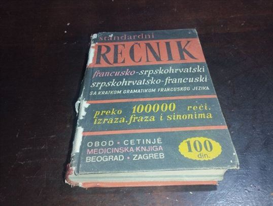 Standardni rečnik francusko-srpskohrvatski