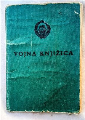 Vojna knjižica iz 1946. godine.