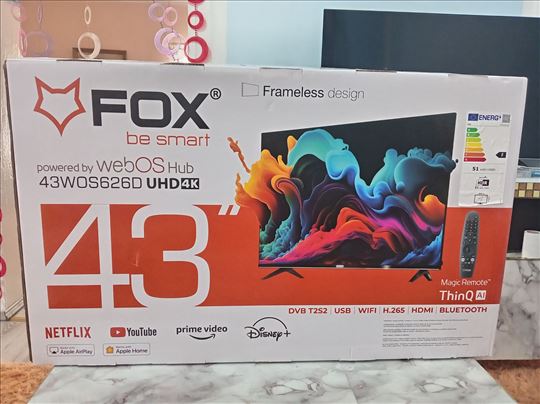 FOX TV NOV 43WOS626 uhd 4K