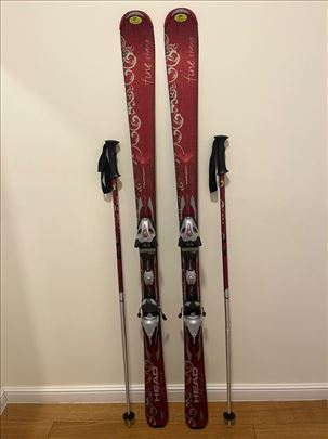 Skije Head Fine Thang 156cm + štapovi na poklon