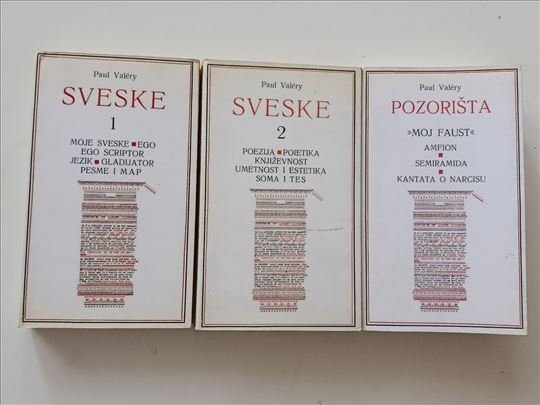 Sveske 1-2, Pozorišta, Paul Valery (Pol Valeri)