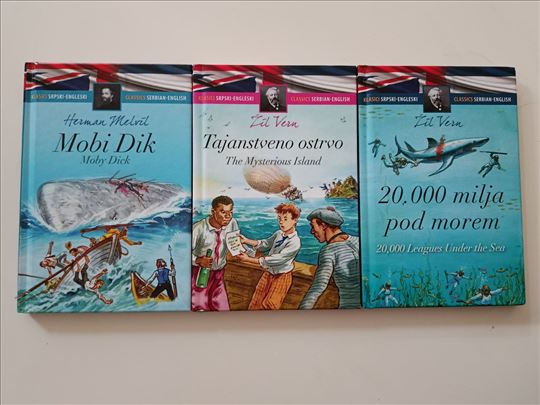 Klasici srpski - engleski 3 knjige