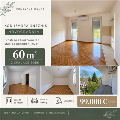 Dvosoban stan u naselju Snežnik