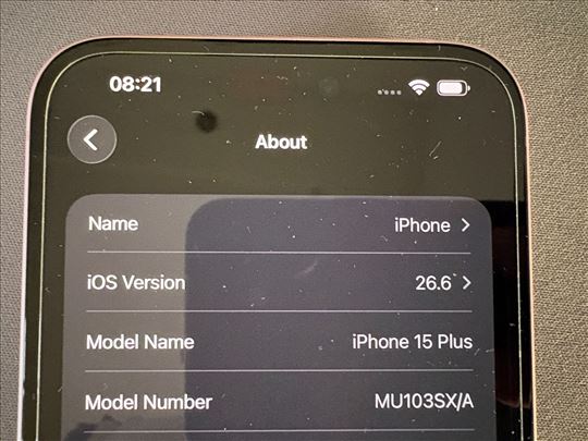iPhone 15 Plus 128 GB Pink – 97% baterija