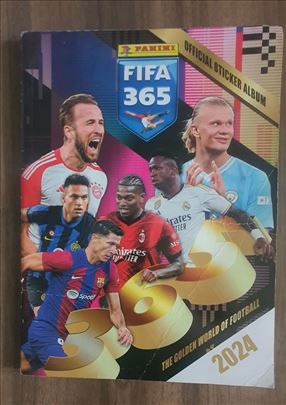 Fifa 365.Official Sticker Album 2024.Golden World