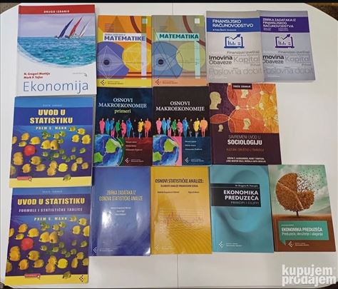 Knjige za Ekonomski fakultet - 1.godina