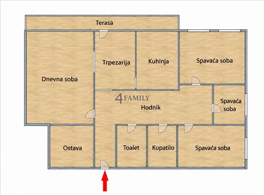 Porodičan stan u bloku 70, uknjižen