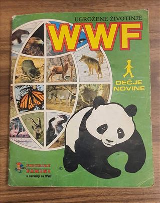 Ugrožene životinje WWF(Panini) PUN ALBUM