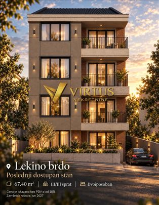 Lekino brdo - 67m2 u novogradnji