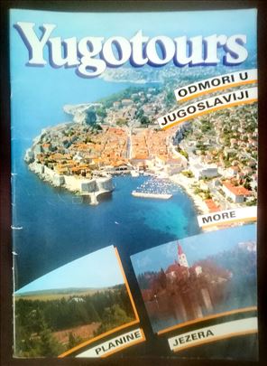 Stari turistički katalog Yugoturs-a.