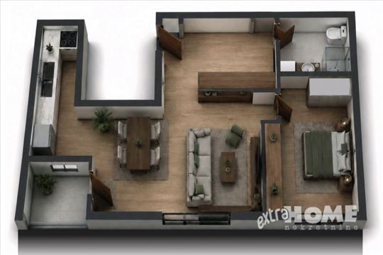 Učiteljsko naselje,1.5s,40,63 m², novogradnja, LUX