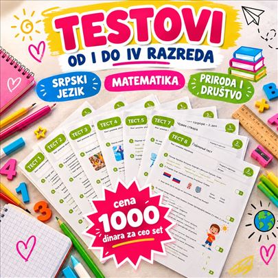 TESTOVI LOGOS ZA I–IV RAZRED OSNOVNE ŠKOLE