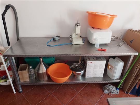 Inox stolovi,police,sudopera