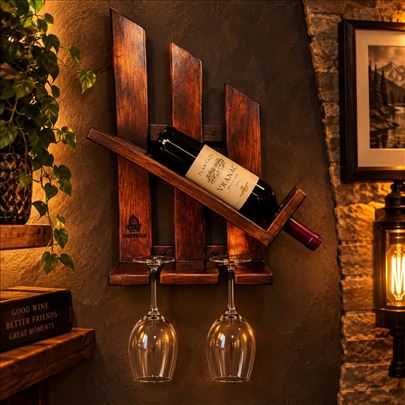 Polica za vino EMBERWOOD