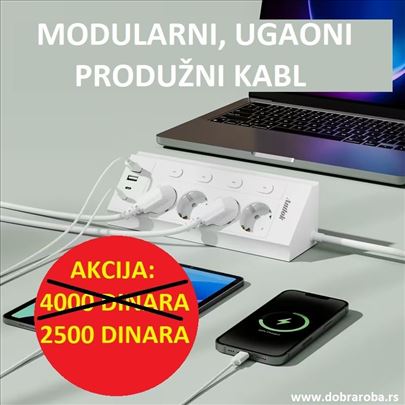 Modularni ugaoni produžni kabl