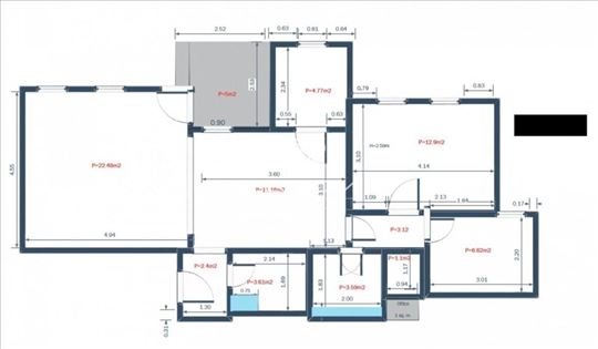 Retka prilika, 2.5, 77m2, renoviran