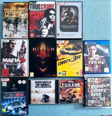 Mafia 3/Driver/True Crime/FIFA/Grand Theft Auto IV