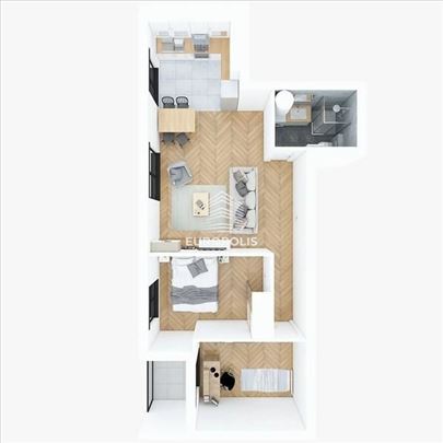 Novogradnja, 2.5, 60m2, Voždovac ID#9286