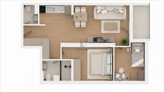 Brzo useljivo! Novogradnja, Bogoslovija, 54 m2