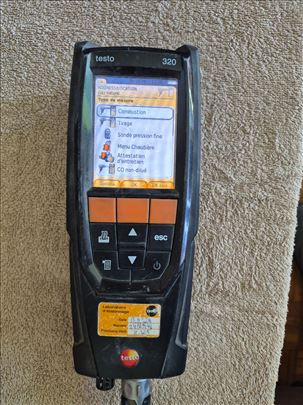 Testo 320 analizator sagorevanja +originalna sonda