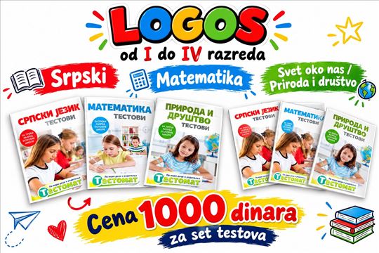 Testovi LOGOS srpski matematika svet oko nas I-IV