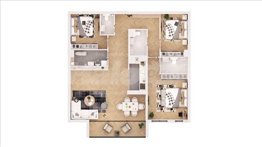 Voždovac, Poslovni apartman - Stan 