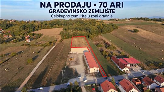 Građevinsko zemljište 70 ari Mionica