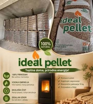 Cepana drva na paleti i pelet Ideal i Crown forest