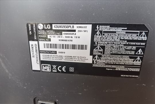 LG 43UK6950OPLB