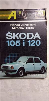 Tehnicka knjiga: Skoda 105 i 120,1990, 165 str. sa