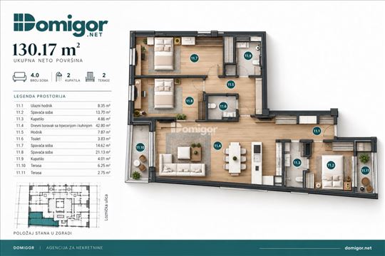 Vračar | 130m² 4.0 | Luksuzna Novogradnja