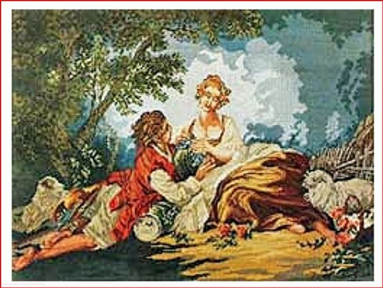 Komplet za Wiehler goblen Schäferidyll nr.2356
