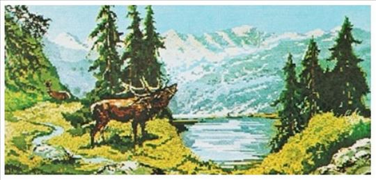 Komplet za Wiehler Morgenstimmung am Bergsee 3003
