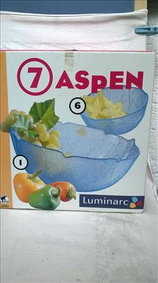 Luminarc 7 Aspen:1 velika 23 cm. + 6 manjih cinija