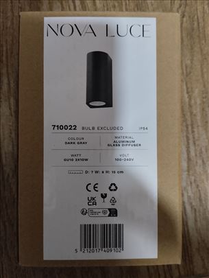 Nova Luce zidna spoljna svetiljka, model 710022